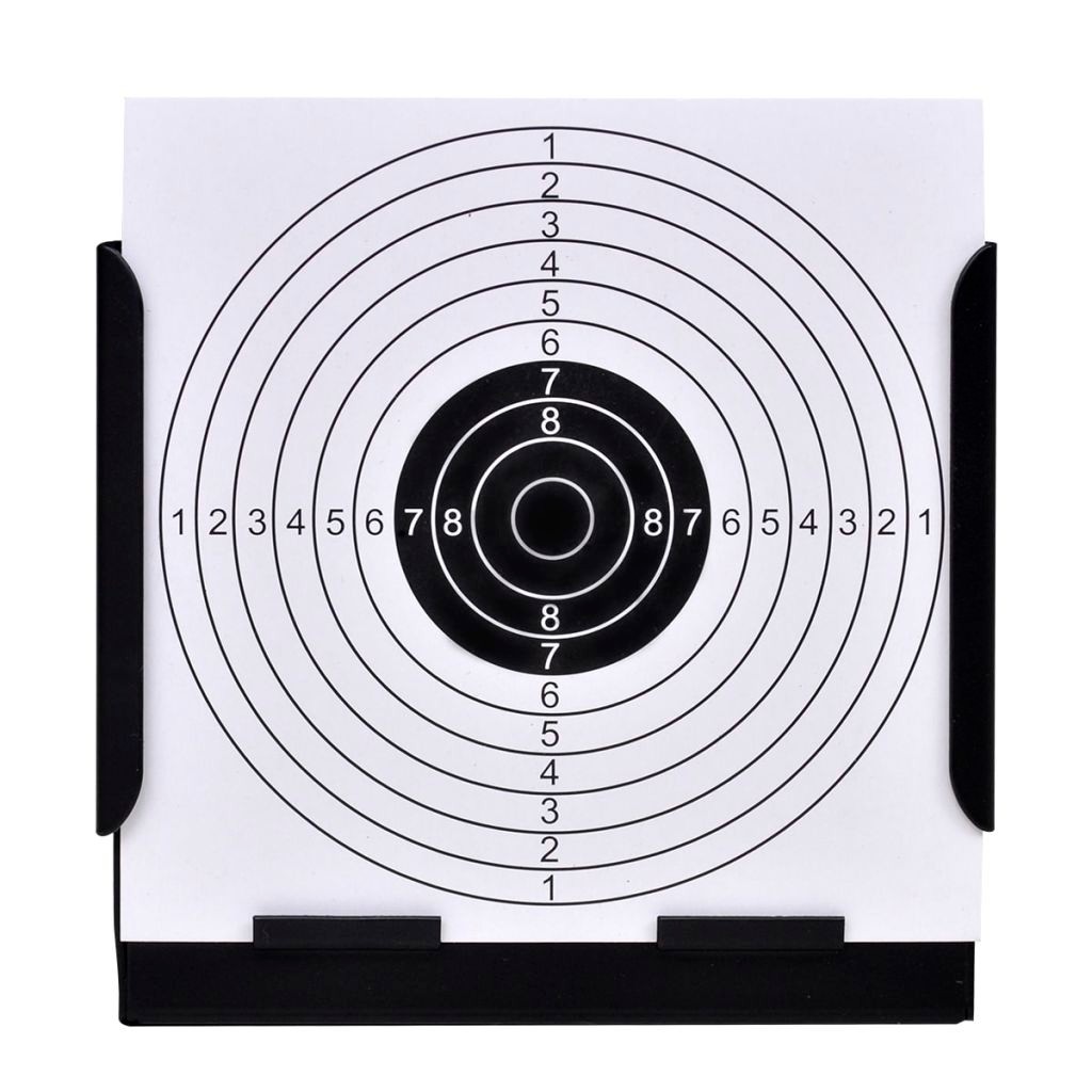 14 cm Square Target Holder Pellet Trap + 100 Paper Targets 11 14 cm Square Target Holder Pellet Trap + 100 Paper Targets
